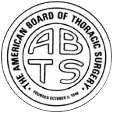Sello del American Board of Thoracic Surgery, fundado el 2 de octubre de 1948.