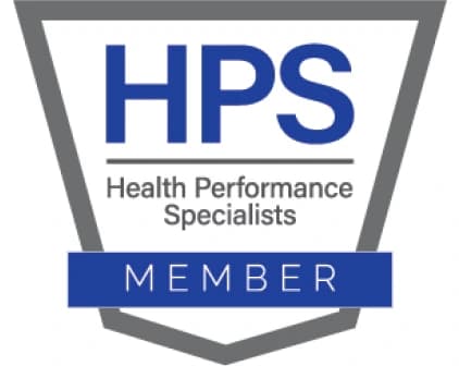 Insignia de miembro de Health Performance Specialists.